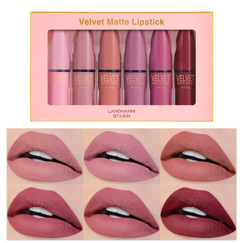 Bullet Matte Lipstick Set Matte Waterproof