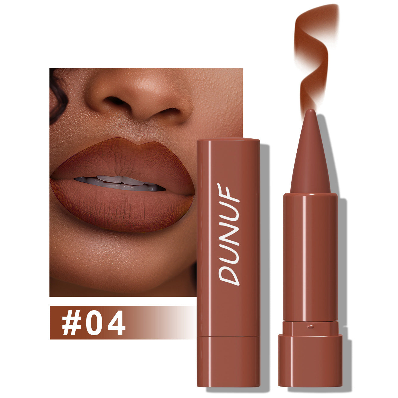 Waterproof And Durable Gradient Lip Liner Matte Finish Lipstick