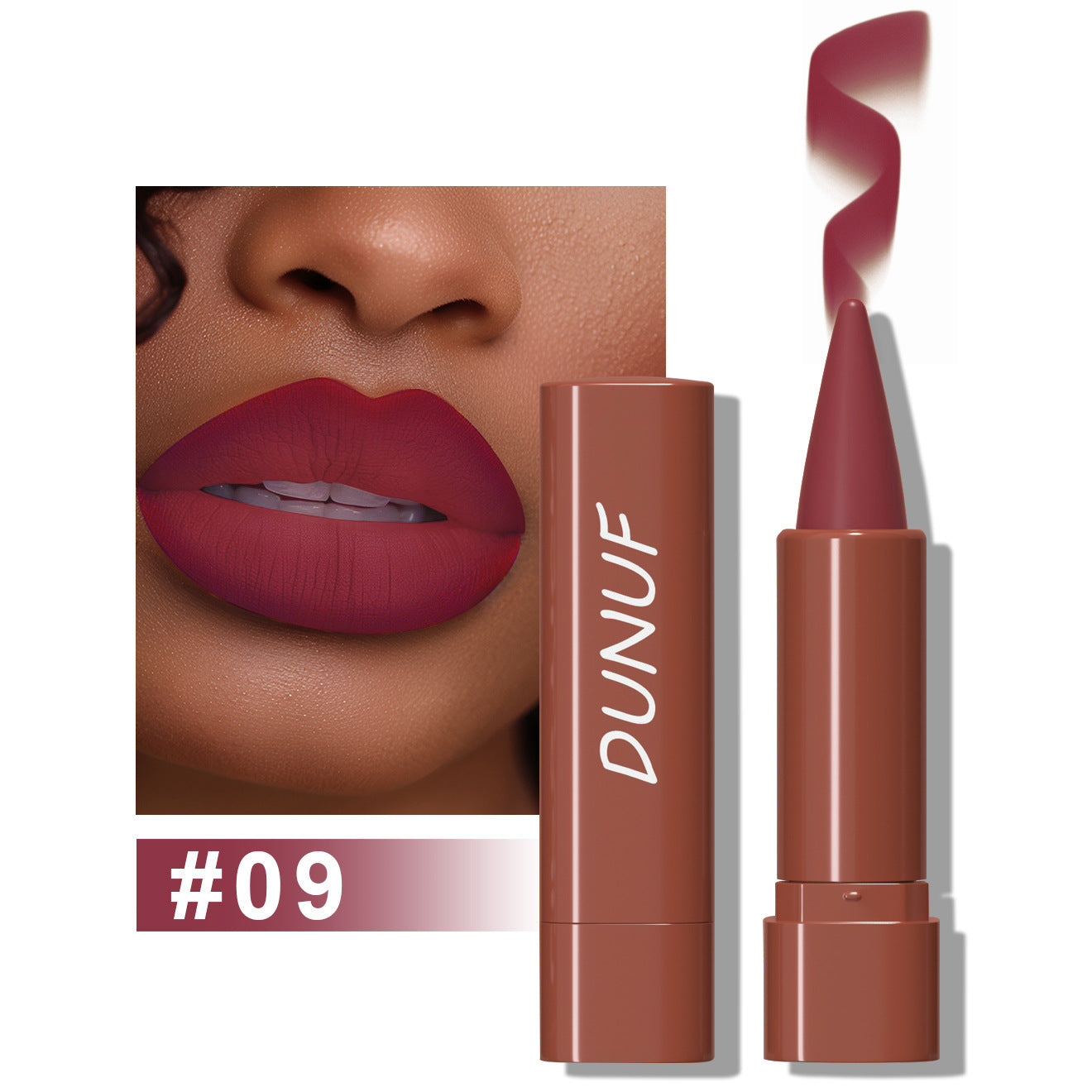 Waterproof And Durable Gradient Lip Liner Matte Finish Lipstick