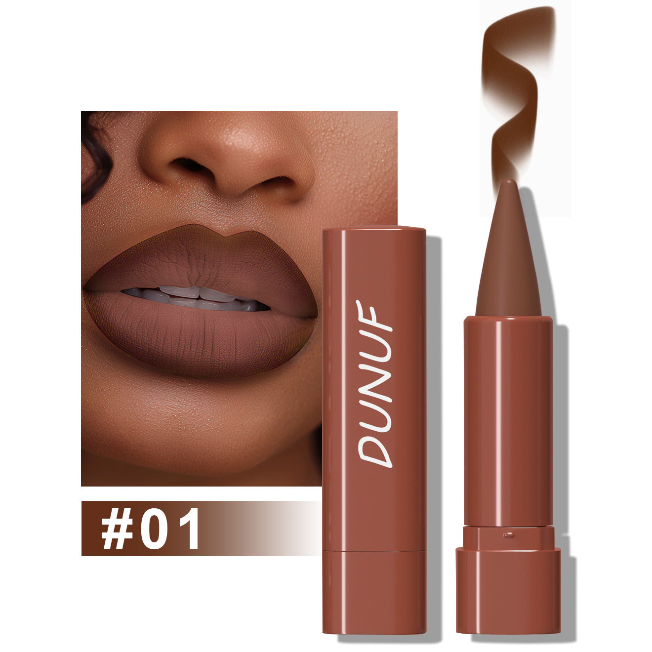 Waterproof And Durable Gradient Lip Liner Matte Finish Lipstick