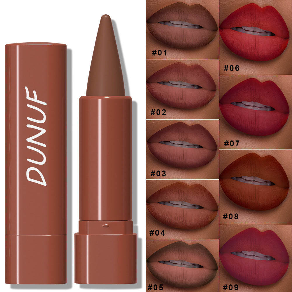 Waterproof And Durable Gradient Lip Liner Matte Finish Lipstick