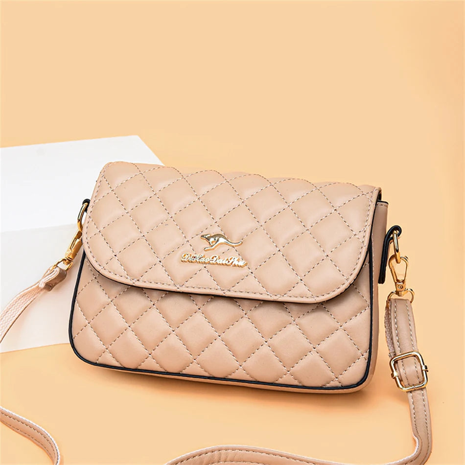 High Quality PU Leather Handbags Purse Women Bags Designer Shoulder Crossbody Bags for Female 2025