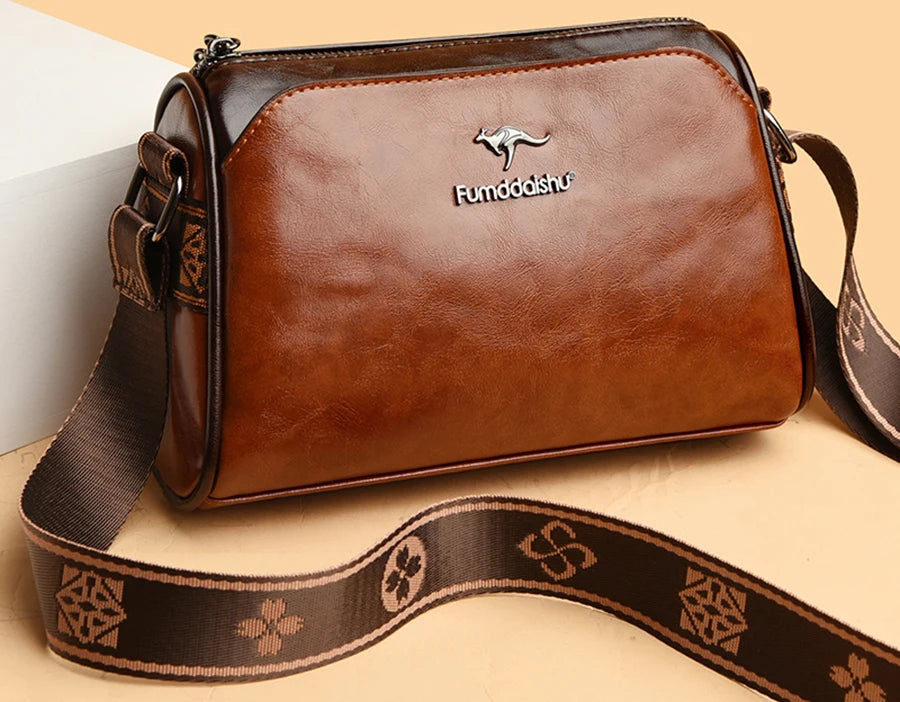 New Genuine High Quality Soft Leather Luxury Purses Crossbody Bag Designer Brand Ladies Shoulder Crossbody Bags 2025 Sac A Main