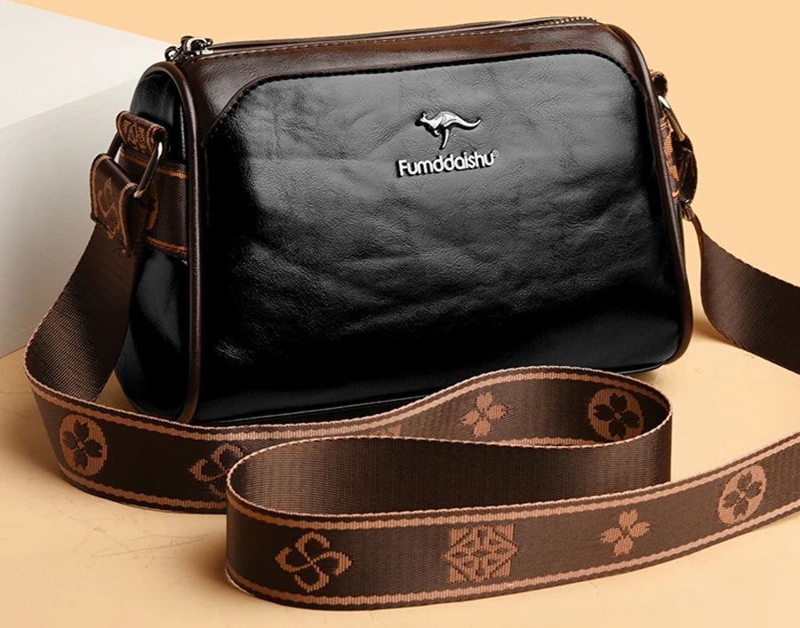 New Genuine High Quality Soft Leather Luxury Purses Crossbody Bag Designer Brand Ladies Shoulder Crossbody Bags 2025 Sac A Main