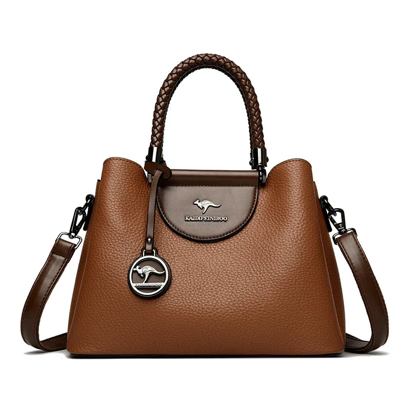 Women's Handbags Luxury Designer Shoulder Crossbody Bags High Quality PU Leather Ladies Casual Tote Bag