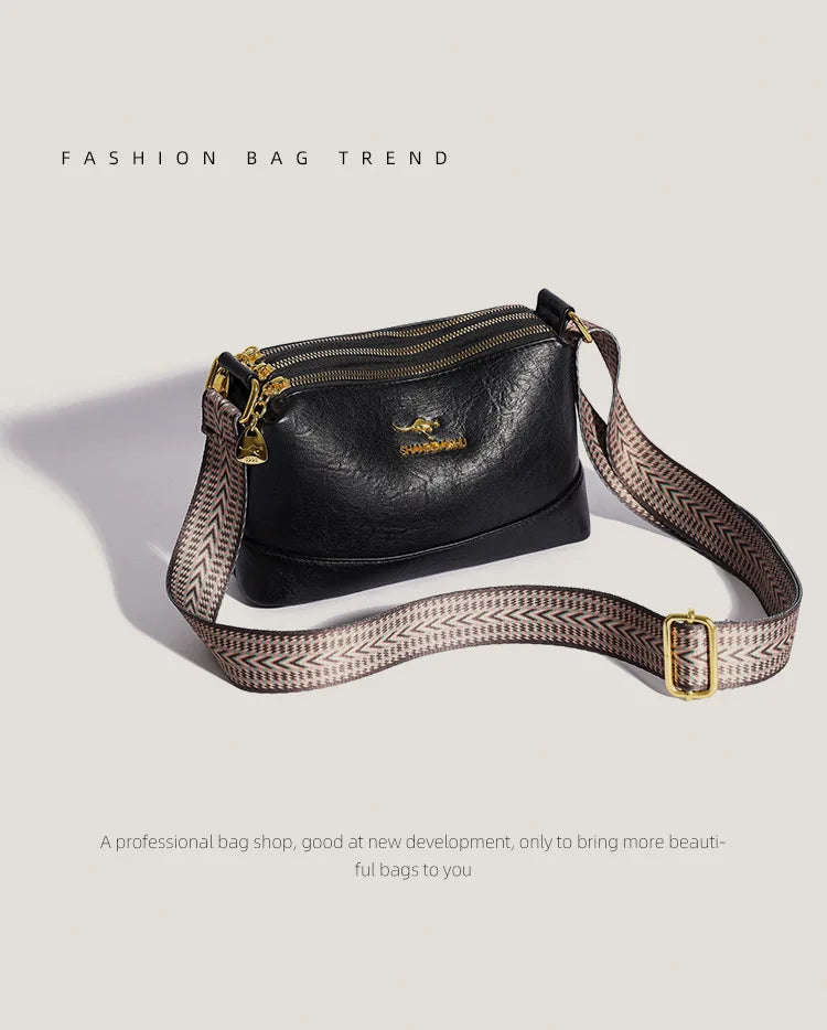 Kangaroo Luxury Brand Women Small Handbag and Purse Fashion Designer Crossbody Bag Female Travel Pillow Shoulder Bag