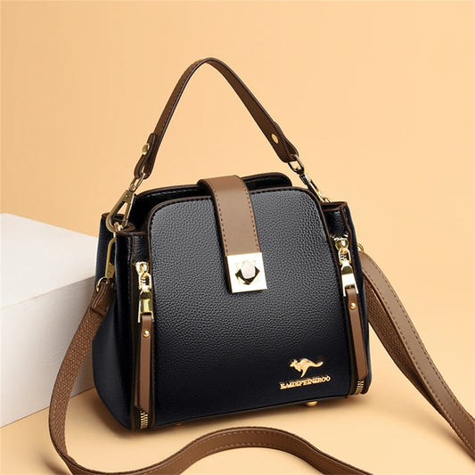 Trend Luxury Brand Designer Shoulder Crossbody Sac Lady High Quality Leather Handbag Purse Women's Bag 2025