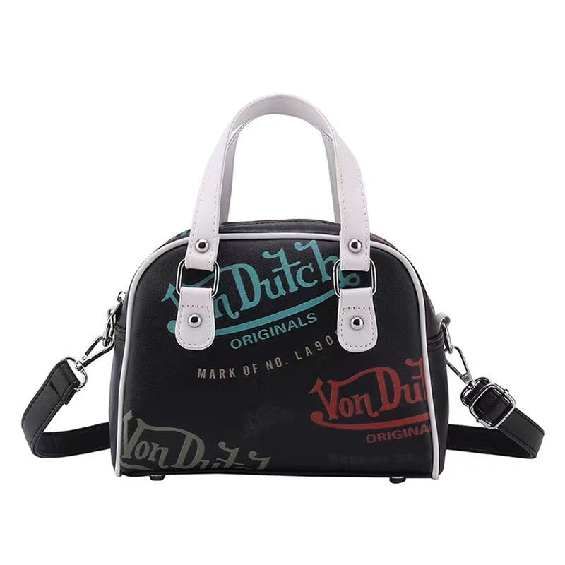 Personalized Letter Graffiti Shoulder Messenger Bag