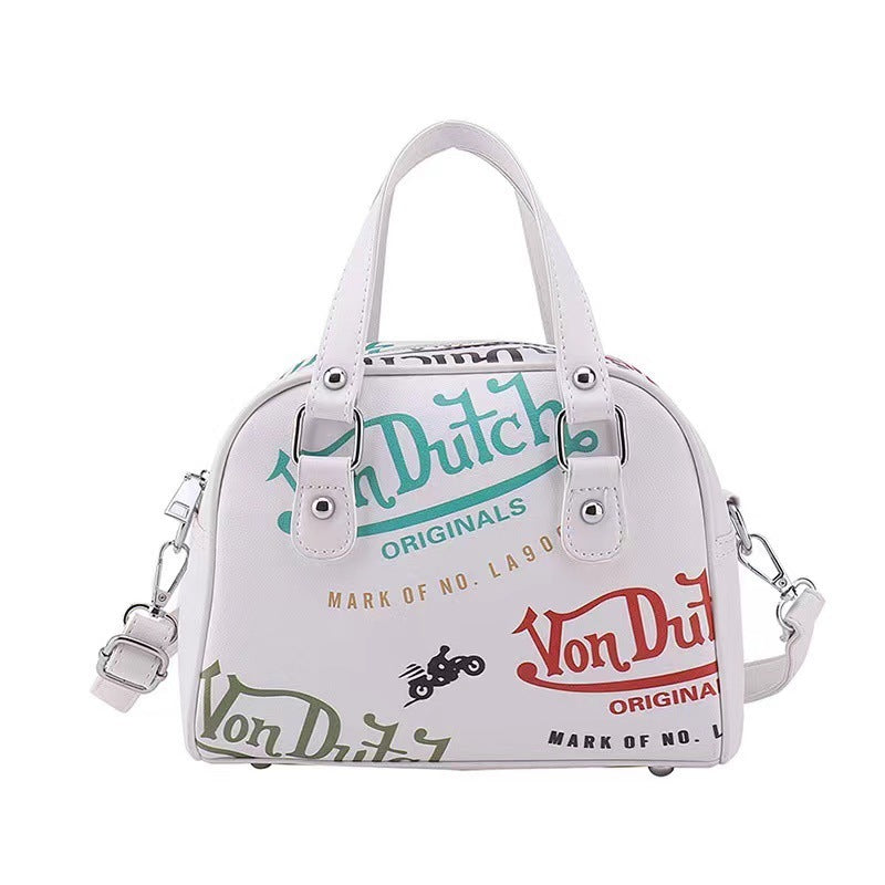 Personalized Letter Graffiti Shoulder Messenger Bag